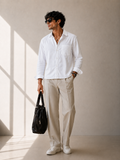 Essential White Cropped Shirt